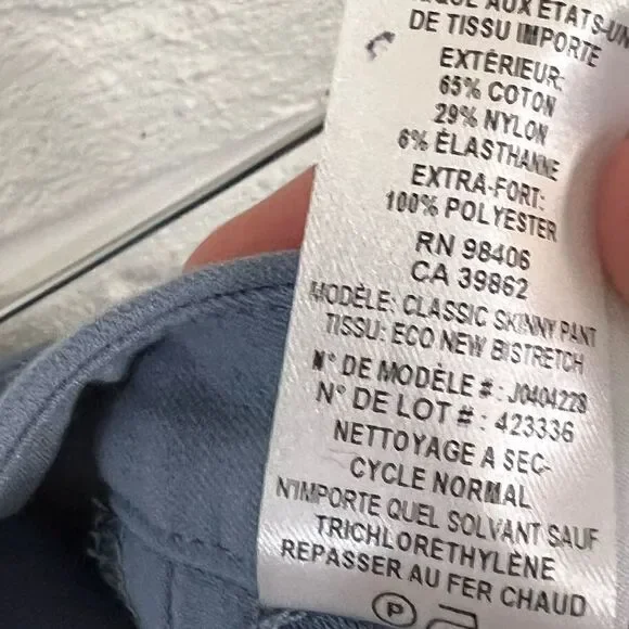Theory Classic Skinny Pants Size 6